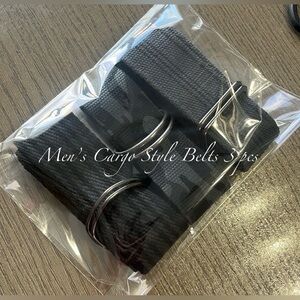 Men’s Cargo Style Belts set of 3 assorted colors 
🆕 Never Used